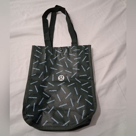 lululemon athletica Handbags - lululemon athletica Green And Ligth Blue Logo Repeated-Print Tote
